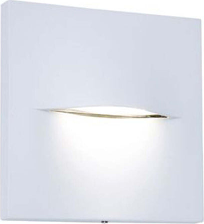 Segnapasso-Quadrato-Moderno-Open-Alluminio-Bianco-3W-Led-4000K