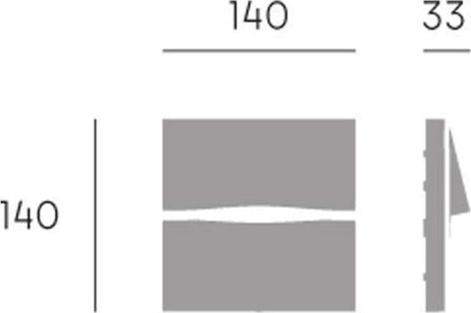 Segnapasso-Quadrato-Moderno-Open-Alluminio-Bianco-3W-Led-4000K