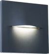 Segnapasso-Quadrato-Moderno-Open-Alluminio-Grafite-3W-Led-4000K