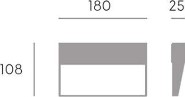 Segnapasso-Rettangolare-Moderno-Geo-Alluminio-Bianco-6W-Led-4000K