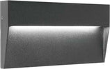 Segnapasso-Rettangolare-Moderno-Geo-Alluminio-Grafite-6W-Led-3000K