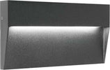 Segnapasso-Rettangolare-Moderno-Geo-Alluminio-Grafite-6W-Led-4000K