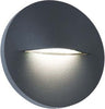 Segnapasso-Tondo-Moderno-Open-Alluminio-Grafite-3W-Led-4000K