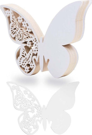 SEGNAPOSTO SEGNATAVOLO BIANCO A FORMA DI FARFALLA DECORAZIONI WEDDING MATRIMONIO Casa e cucina/Hobby creativi/Materiali per hobby creativi/Forniture per feste/Decorazioni nozze/Decorazioni cerimonie Trade Shop italia - Napoli, Commerciovirtuoso.it
