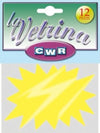 Segnaprezzi Stella - 11 x 15 5 cm - CWR - conf. 12 pezzi Casa e cucina/Tessili per la casa/Decorazioni per finestre/Sticker decorativi da finestra Eurocartuccia - Pavullo, Commerciovirtuoso.it