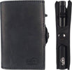 Sei-G-portacarte-safe-magnetic-nero-con-custodia-in-pelle-nera