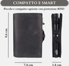Sei-G-portacarte-safe-magnetic-nero-con-custodia-in-pelle-nera
