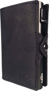 Sei-G-portacarte-safe-magnetic-nero-con-custodia-in-pelle-nera