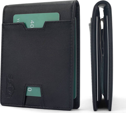 SEI-G-Portafoglio-nero-uomo-portacarte-blocco-RFID