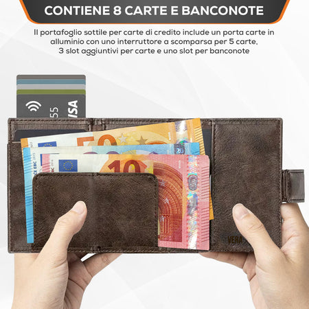 SEI-G-Portafoglio-uomo-portacarte-marrone-blocco-RFID