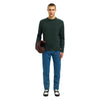 SELECTED HOMME selected homme teller relaxes crew neck - deep forest da uomo