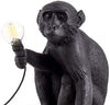 Seletti The Monkey Lamp Black Sitting Version