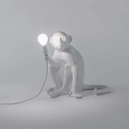 Seletti The Monkey Lamp Black Sitting Version