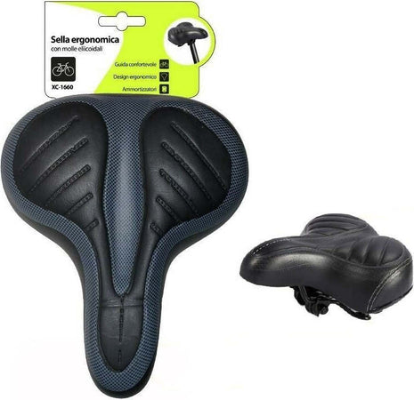Sella Bici Bicicletta Morbida Molle Elicoidali Sportiva Ergonomica Bmx Xc-1660 Sport e Tempo Libero > Ciclismo > Ricambi per Bici > Sport Trade Shop italia - Napoli, Commerciovirtuoso.it