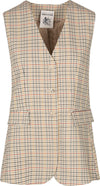 Semi-Couture-Semi-Couture---Gilet---440503---Beige/Rosso-da-donna