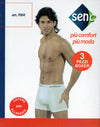 Senc boxer per uomo elasticizzato con elastico grande art. 7004 (3 boxer)