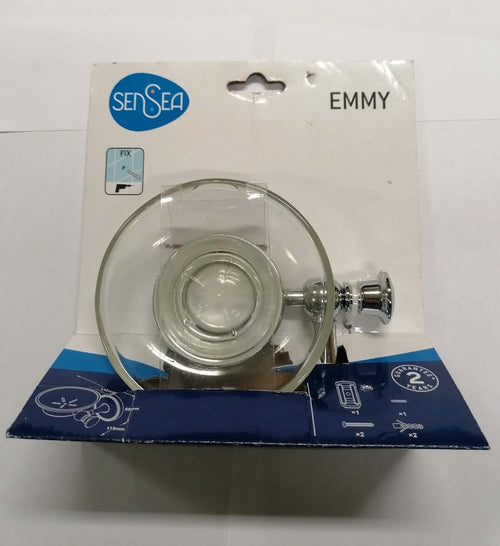 SENSEA---PORTA-SAPONE-EMMY-IN-ZAMA,-ACCIAIO-CROMATO-E-VETRO