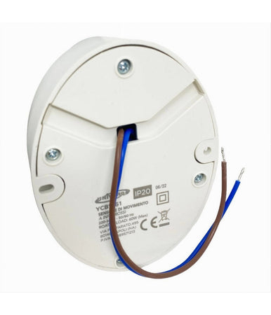 Sensore Di Movimento 360° Pir Infrarossi Rilevatore Per Lampadine 60w E27 Ycb1061