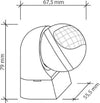 Sensore Di Movimento A Infrarossi Per Lampadine Max 800 Watt Ip44 Bianco Yca1008 Fai da te/Sicurezza e protezione/Sistemi di sicurezza domestica/Rilevatori di movimento Trade Shop italia - Napoli, Commerciovirtuoso.it