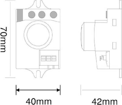 Sensore Di Movimento A Microonde Yce2001b Per Lampade Lampadine Led Max 800w Ip20 Casa, arredamento e bricolage > Sicurezza e Antifurti Trade Shop italia - Napoli, Commerciovirtuoso.it