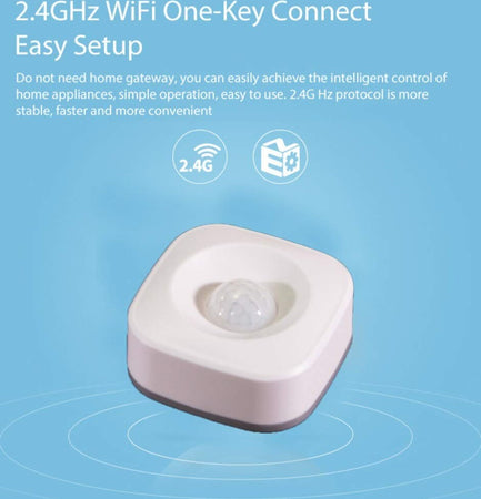 SENSORE PIR WIFI SMART MOTION INFRAROSSO WIRELESS RILEVATORE MOVIMENTO X ALLARME  Trade Shop italia - Napoli, Commerciovirtuoso.it