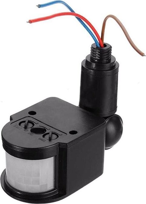 Sensore-Rileva-Movimento-Per-Faro-A-Led-Illuminatore-Rilevatore-Crepuscolatore-Each