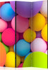 Separè-a-tre-Pannelli-Colourful-Balls