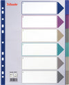 Separatore - 6 tasti - PP traslucido - A4 maxi - 24 5x29 7 cm - multicolore - Esselte Cancelleria e prodotti per ufficio/Archivio ufficio e accessori per scrivania/Archivio ufficio/Cartelle sospese e accessori/Indici per cartelle sospese Eurocartuccia - Pavullo, Commerciovirtuoso.it