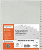 Separatore alfabetico A-Z Record R - PPL - 24 5 x 30 cm - A4 maxi - grigio - Sei Rota Cancelleria e prodotti per ufficio/Archivio ufficio e accessori per scrivania/Archivio ufficio/Cartelle sospese e accessori/Indici per cartelle sospese Eurocartuccia - Pavullo, Commerciovirtuoso.it