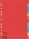 Separatore Economy - 12 tasti - cartoncino colorato 160 gr - A4 - multicolore - Esselte Cancelleria e prodotti per ufficio/Archivio ufficio e accessori per scrivania/Archivio ufficio/Cartelle sospese e accessori/Indici per cartelle sospese Eurocartuccia - Pavullo, Commerciovirtuoso.it