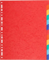 Separatore Forever - 12 tacche - cartoncino riciclato 220 gr - A4 maxi - multicolore - Exacompta Cancelleria e prodotti per ufficio/Archivio ufficio e accessori per scrivania/Archivio ufficio/Cartelle sospese e accessori/Indici per cartelle sospese Eurocartuccia - Pavullo, Commerciovirtuoso.it