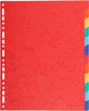 Separatore Forever - 12 tacche - cartoncino riciclato 220 gr - A4 maxi - multicolore - Exacompta Cancelleria e prodotti per ufficio/Archivio ufficio e accessori per scrivania/Archivio ufficio/Cartelle sospese e accessori/Indici per cartelle sospese Eurocartuccia - Pavullo, Commerciovirtuoso.it