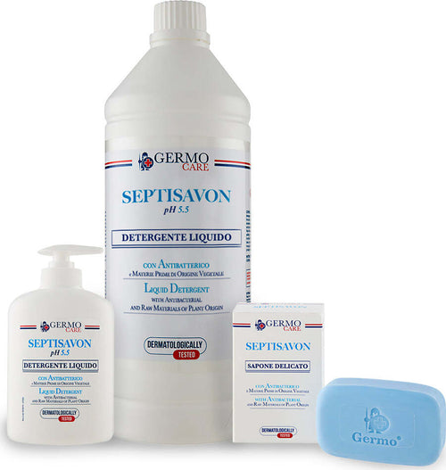 Septi Savon detergente liquido pH 5.5 Sapone liquido delicato con antibatterico GERMO Care sapone delicato Casa e cucina/Detergenti e prodotti per la pulizia/Detergenti per la casa/Detergenti multiuso Salute e Prevenzione - Barletta, Commerciovirtuoso.it