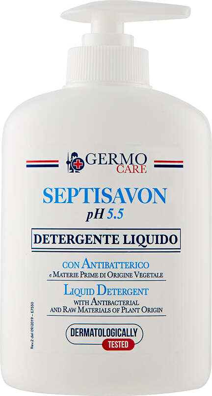 Septi Savon detergente liquido pH 5.5 Sapone liquido delicato con antibatterico GERMO Care sapone delicato Casa e cucina/Detergenti e prodotti per la pulizia/Detergenti per la casa/Detergenti multiuso Salute e Prevenzione - Barletta, Commerciovirtuoso.it