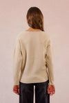 Pullover lavorato in maglia
