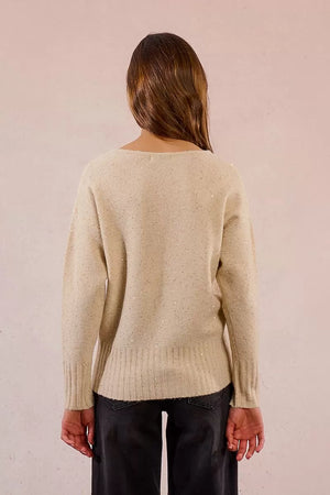 Pullover lavorato in maglia