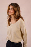 Pullover lavorato in maglia