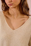 Pullover lavorato in maglia