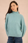 Pullover lavorato in maglia