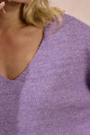 Pullover lavorato in maglia