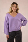 Pullover lavorato in maglia