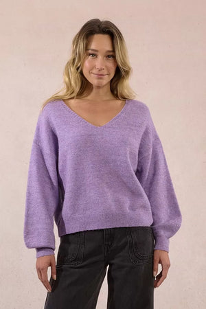 Pullover lavorato in maglia