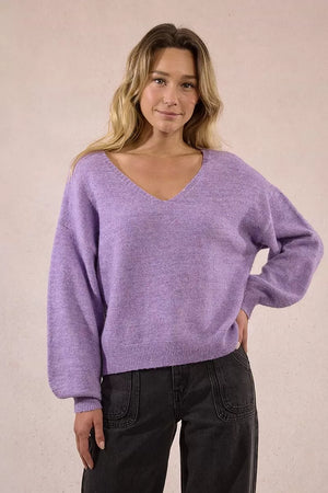 Pullover lavorato in maglia