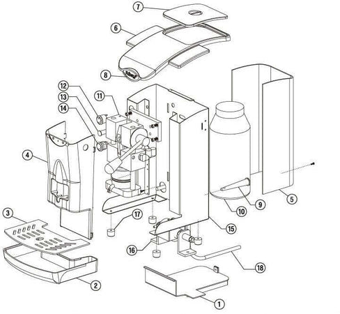 Serbatoio Acqua Originale Faber Slot