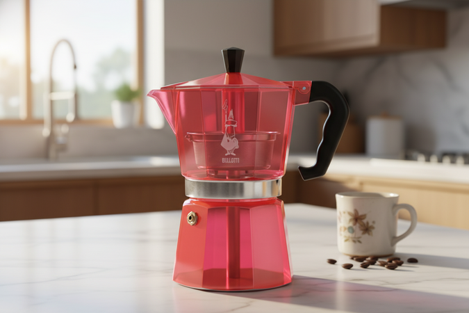 Serbatoio Acqua Rosso Trasparente per Mokona CF40, CF41