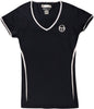 Sergio Tacchini Eva Maglietta Donna - Blu Scuro, Bianco Maglietta per Tennis Moda/Donna/Abbigliamento/Abbigliamento sportivo/Camicie e T-shirt sportive/T-Shirt Liquidator Italia - Nicosia, Commerciovirtuoso.it