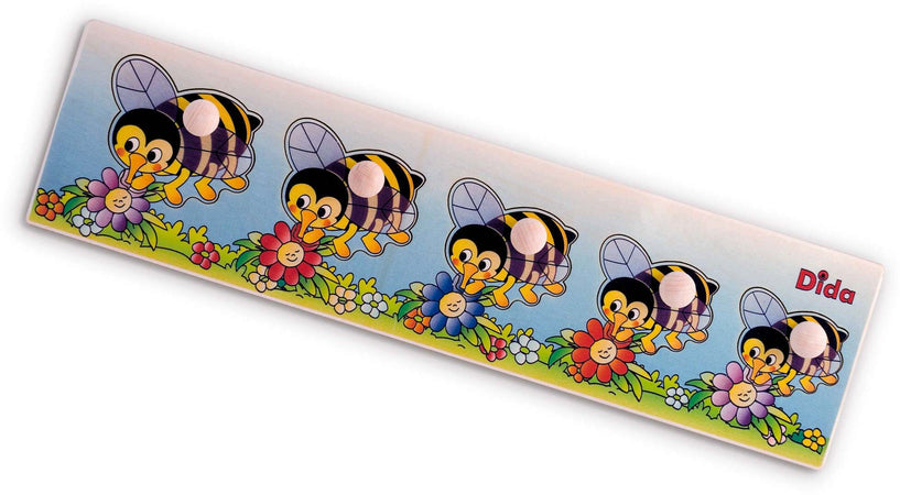 Seriazione Api E Fiori Gioco D'apprendimento in Legno per Bambini Dida
