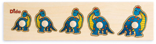 Seriazione Dinosauro Gioco D'apprendimento in Legno per Bambini Dida