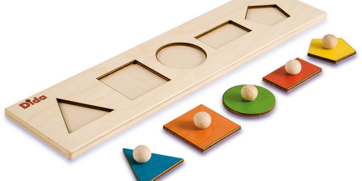 Seriazione Forme Geometriche Gioco D'apprendimento in Legno per