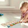 Seriazione Forme Geometriche Gioco D'apprendimento in Legno per Bambini Dida